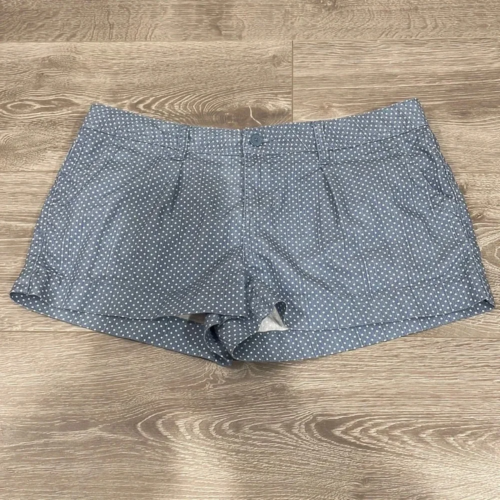 American Rag Cie Polka Dot Shorts Blue White 13